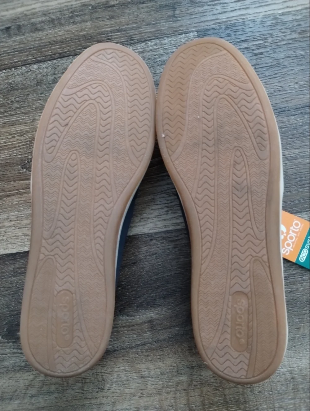 Sporto Women’s Navy Canvas Boat Shoes - Picture 2 of 7